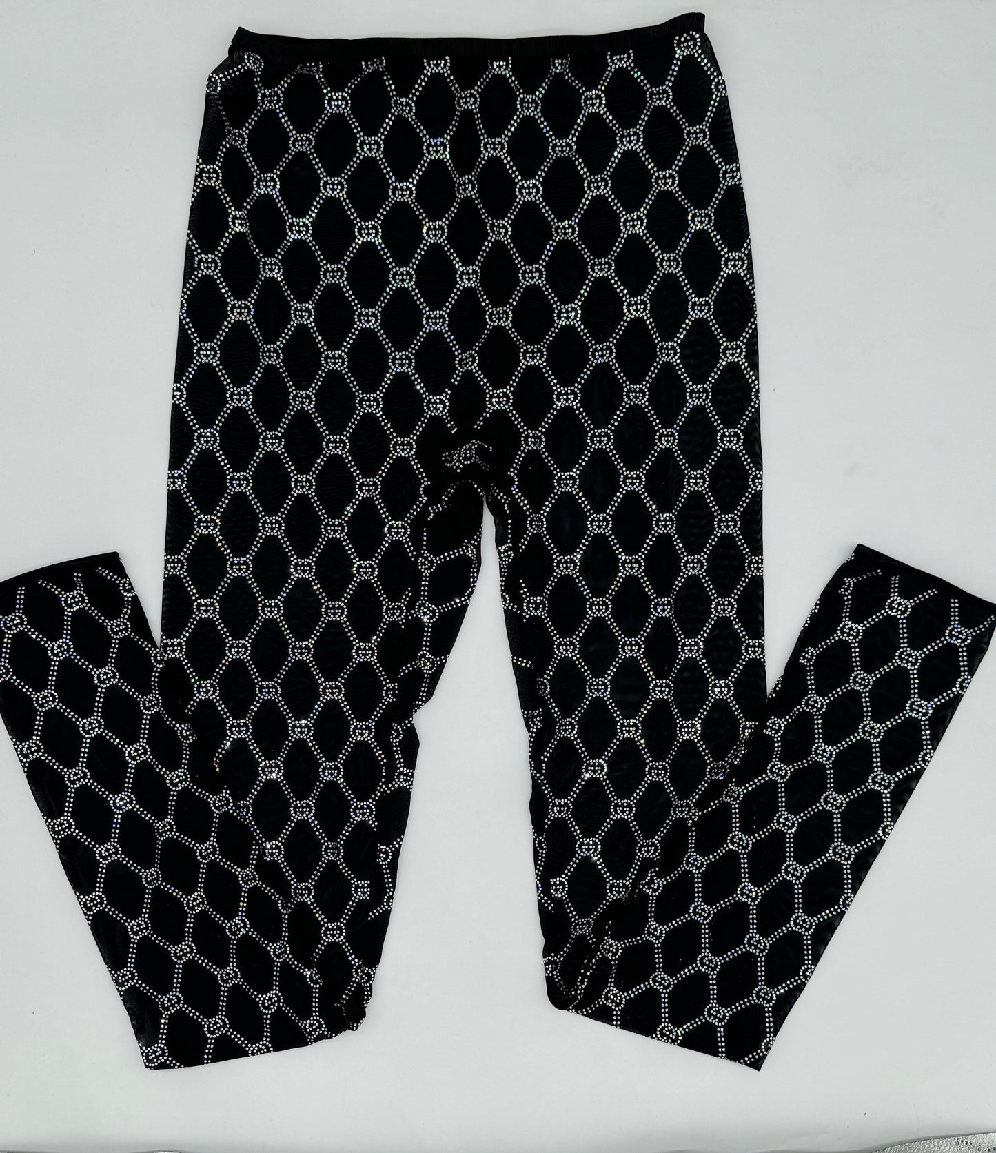 GUCCI INTERLOCKING G EMBELSSHED LEGGINGS